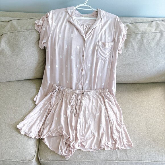 85% NEW GELATO PIQUE PAJAMA SET, ONE SIZE - Picture 1 of 8